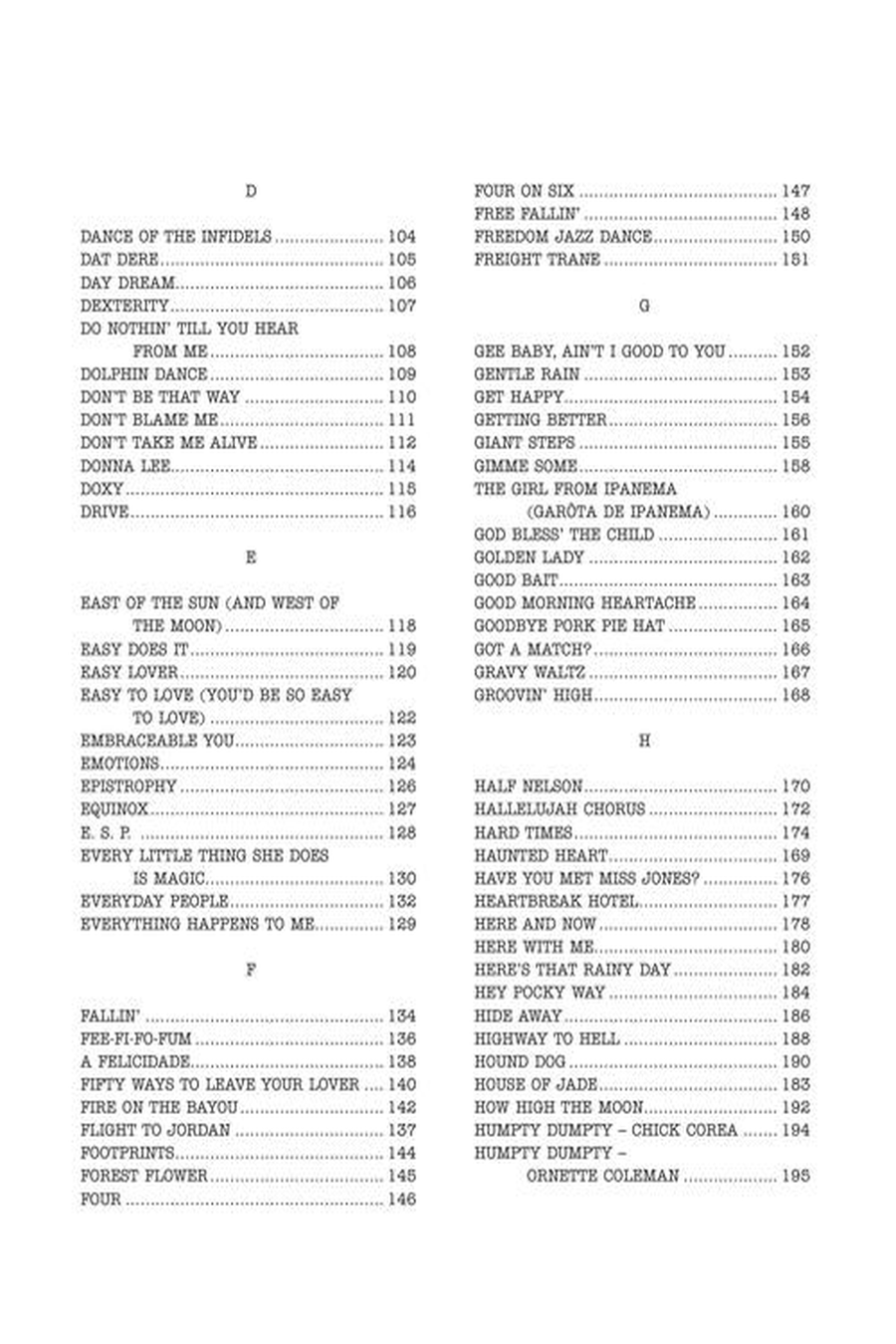 The Berklee Real Book The Berklee Real Book Piano scores gallery preview page 4