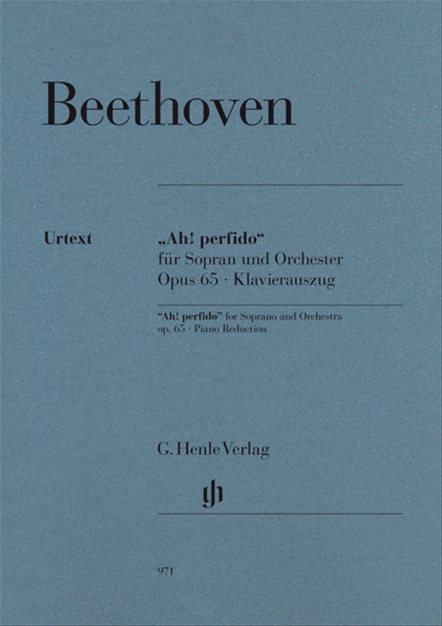 “Ah! Perfido” Op. 65 “Ah! Perfido” Op. 65 Soprano Voice scores gallery preview page 1