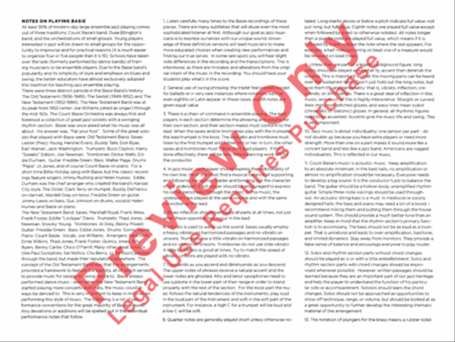 Tippin' on the Q.T. Tippin' on the Q.T. Jazz Ensemble scores gallery preview page 3