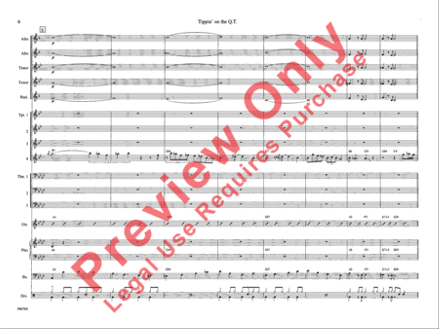 Tippin' on the Q.T. Tippin' on the Q.T. Jazz Ensemble scores gallery preview page 11