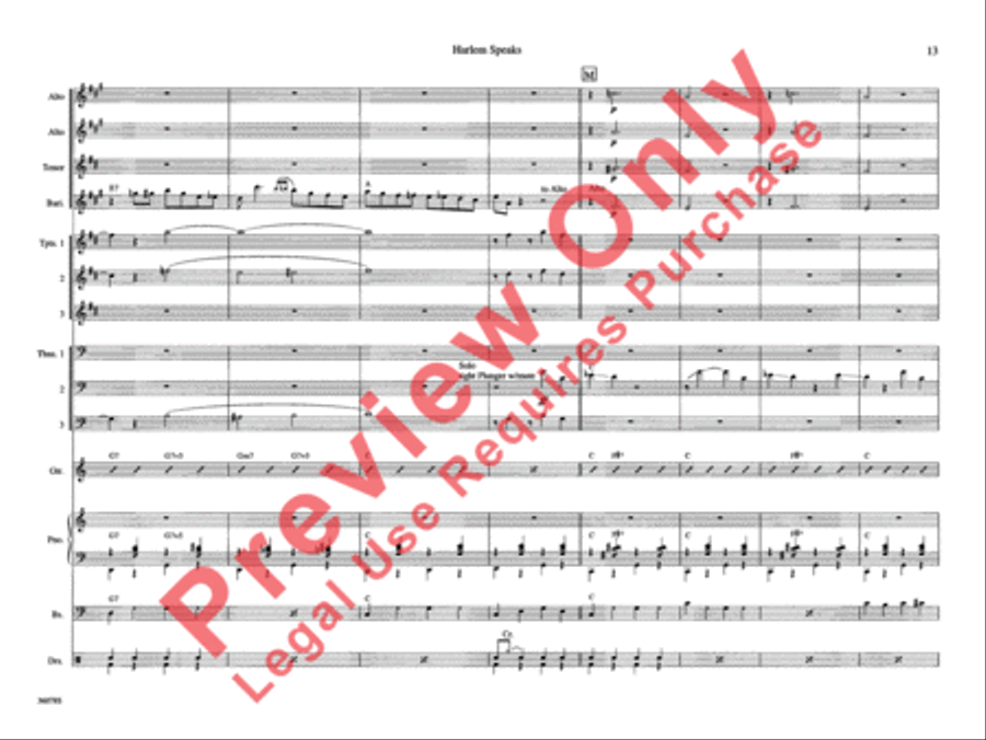 Harlem Speaks Harlem Speaks Jazz Ensemble scores gallery preview page 18