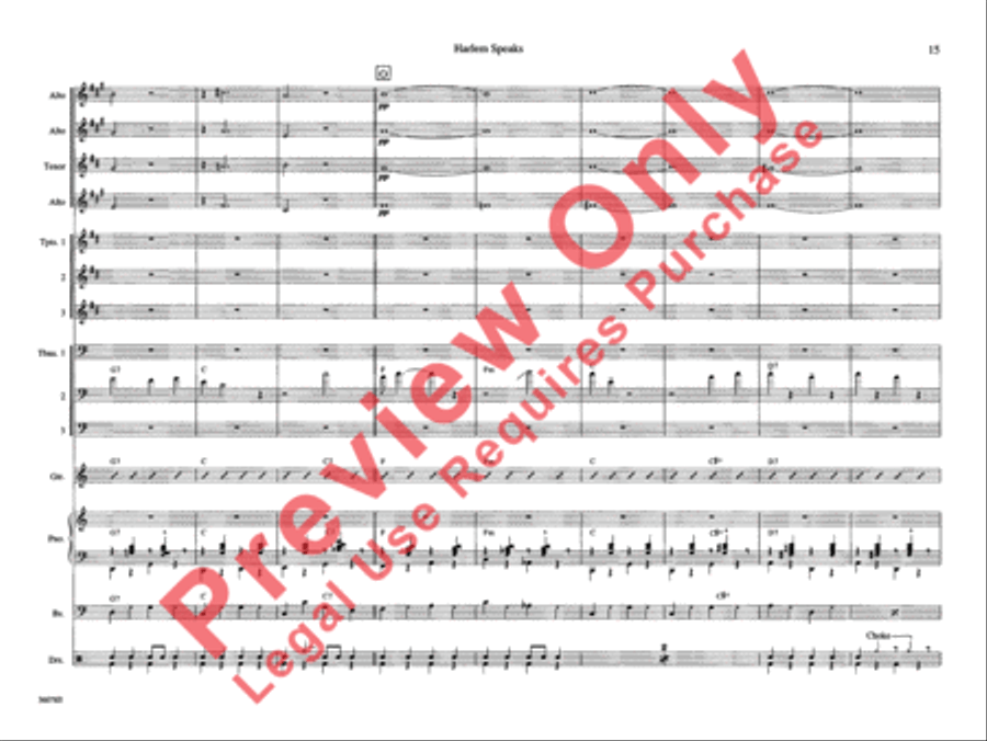 Harlem Speaks Harlem Speaks Jazz Ensemble scores gallery preview page 20