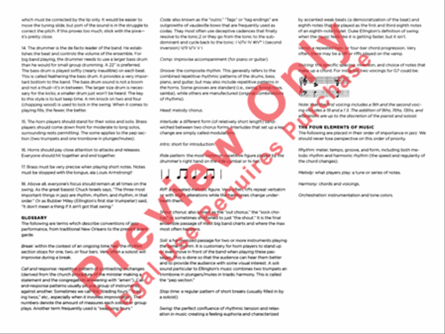 Harlem Speaks Harlem Speaks Jazz Ensemble scores gallery preview page 4