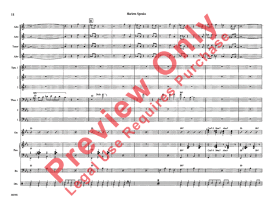 Harlem Speaks Harlem Speaks Jazz Ensemble scores gallery preview page 23