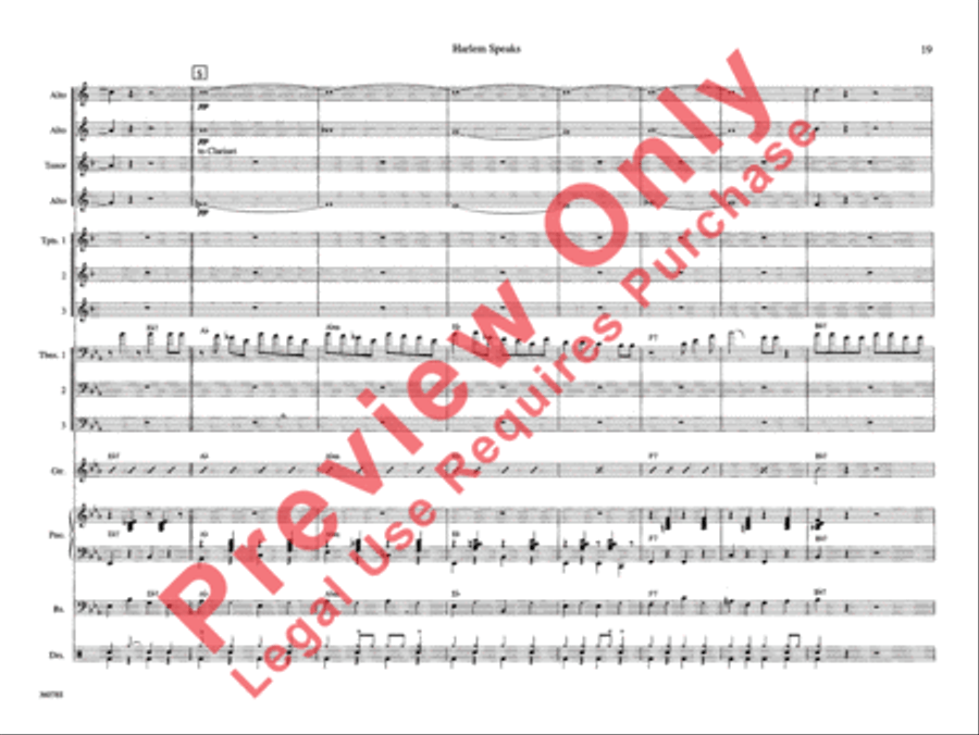 Harlem Speaks Harlem Speaks Jazz Ensemble scores gallery preview page 24