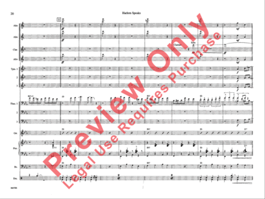 Harlem Speaks Harlem Speaks Jazz Ensemble scores gallery preview page 25