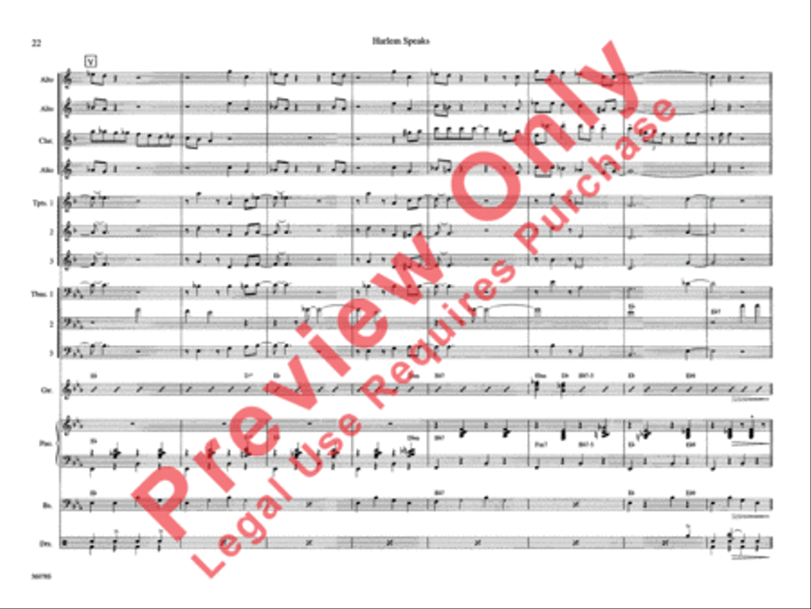 Harlem Speaks Harlem Speaks Jazz Ensemble scores gallery preview page 27