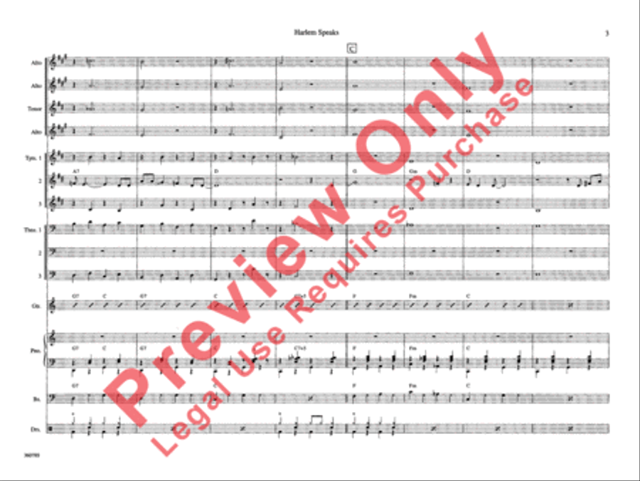 Harlem Speaks Harlem Speaks Jazz Ensemble scores gallery preview page 8