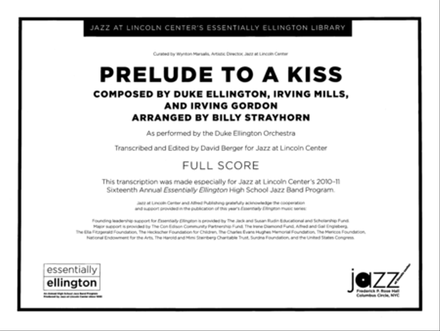 Prelude to a Kiss Jazz Ensemble scores gallery preview page 2
