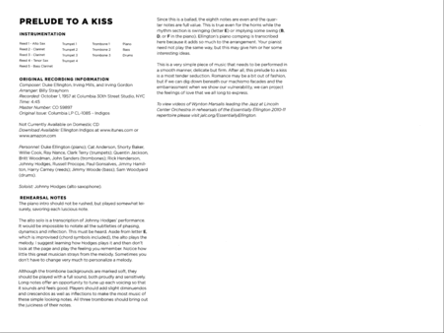 Prelude to a Kiss Jazz Ensemble scores gallery preview page 5