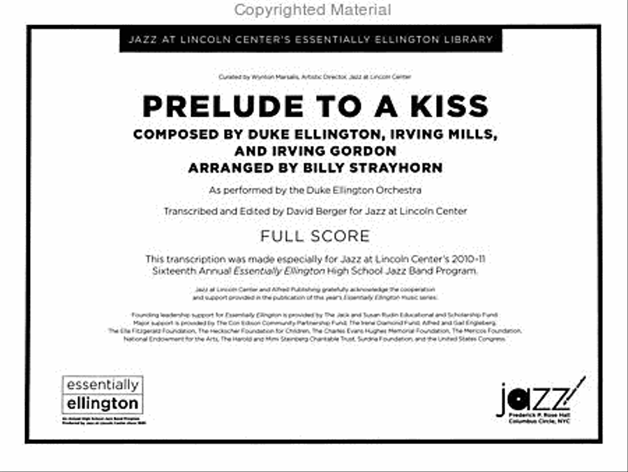 Prelude to a Kiss Jazz Ensemble scores gallery preview page 2