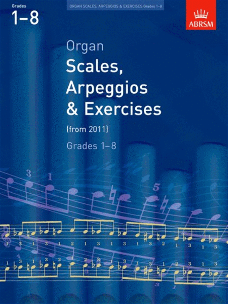 Organ Scales, Arpeggios and Exercises Organ scores gallery preview page 1