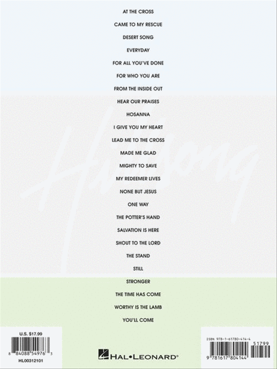 The Very Best of Hillsong Piano, Vocal, Guitar scores gallery preview page 7