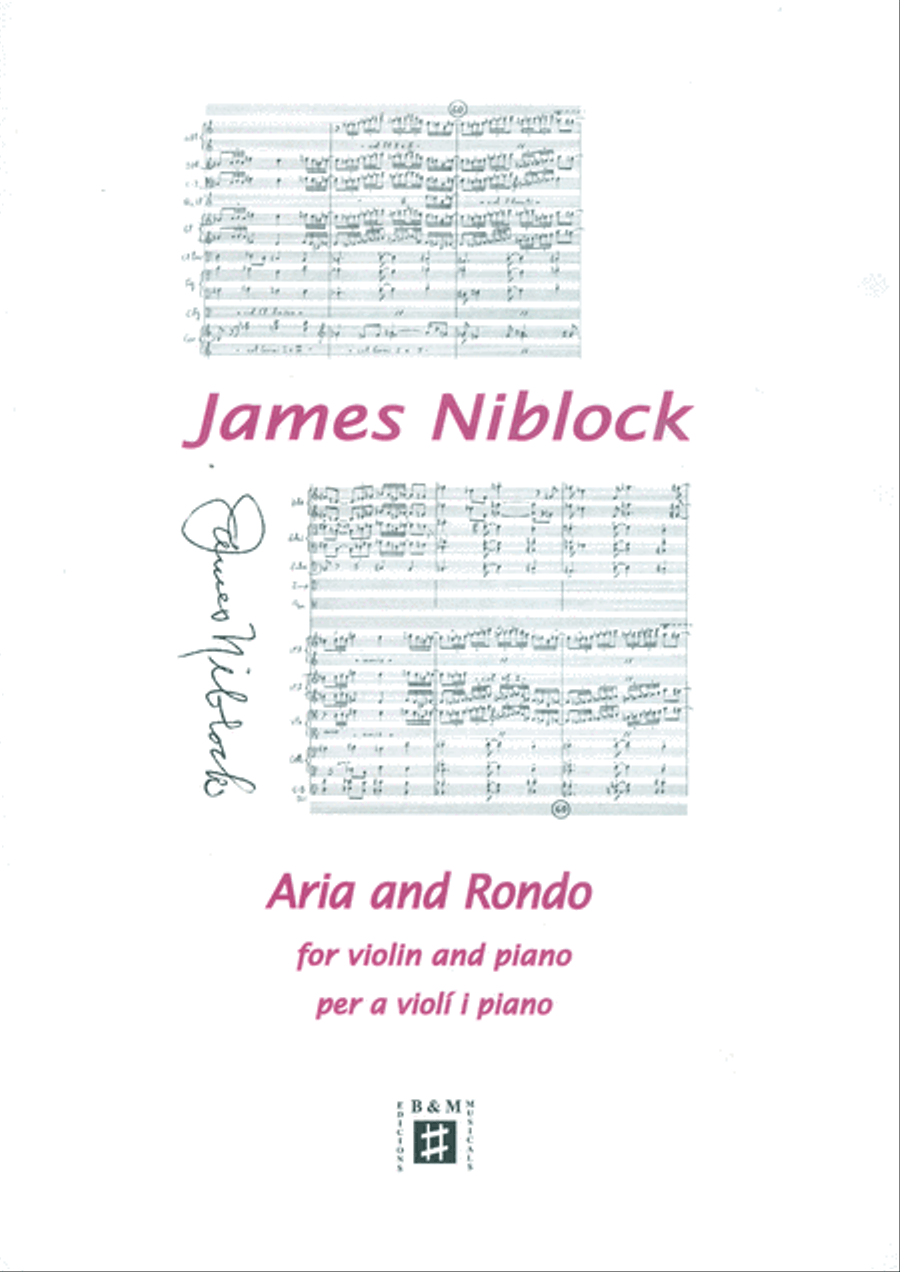Aria and Rondo Aria and Rondo Violin Solo scores gallery preview page 1