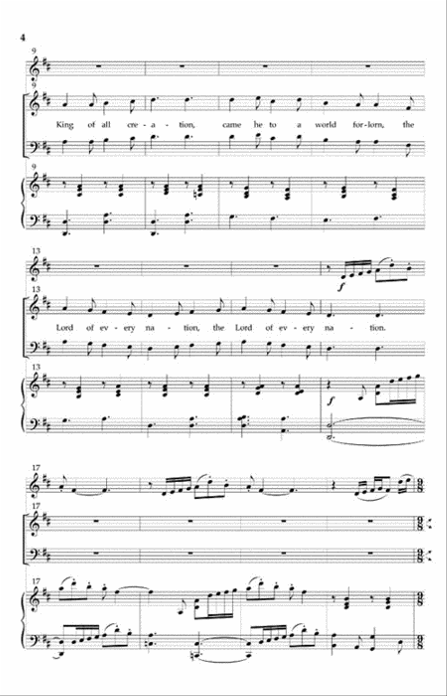 Unto Us Is Born a Son Unto Us Is Born a Son 4-Part scores gallery preview page 3