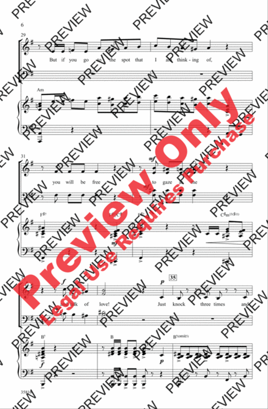 Hernando's Hideaway Hernando's Hideaway 4-Part scores gallery preview page 16