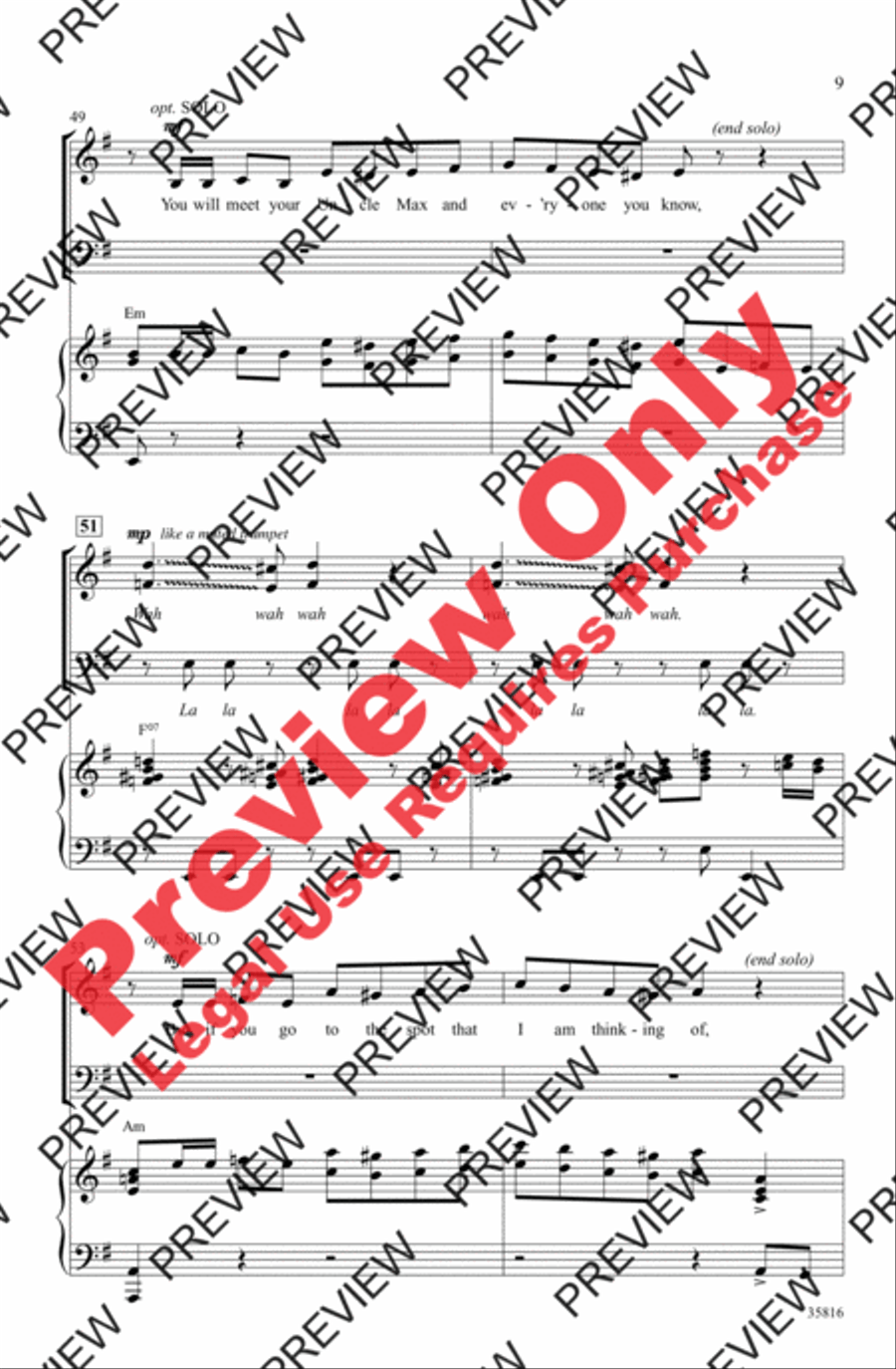 Hernando's Hideaway Hernando's Hideaway 4-Part scores gallery preview page 19