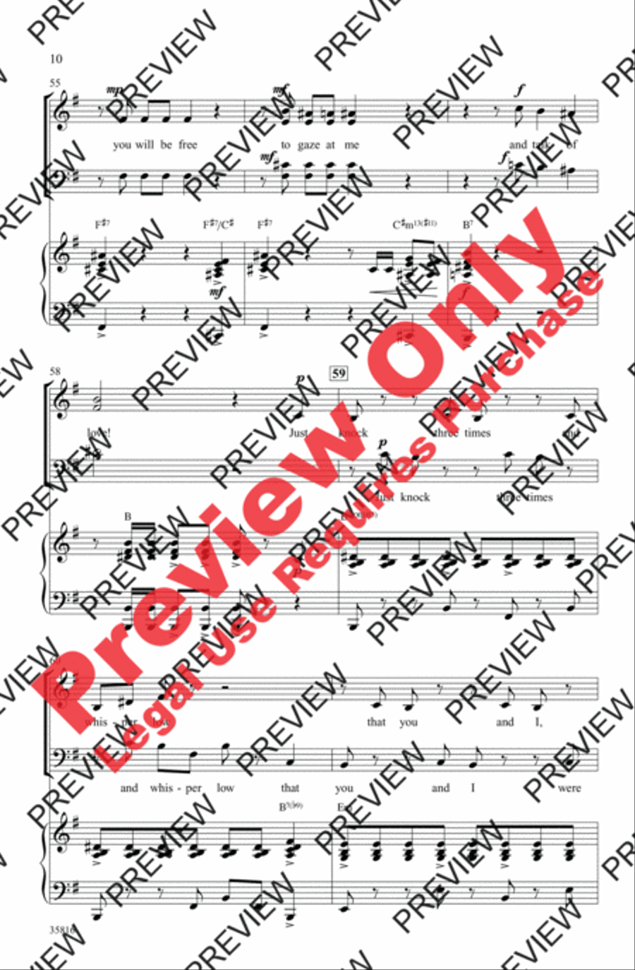 Hernando's Hideaway Hernando's Hideaway 4-Part scores gallery preview page 20