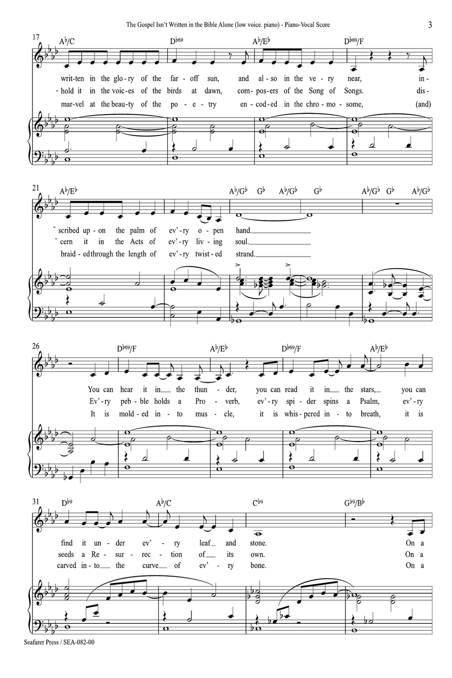 The Gospel Isn’t Written In the Bible Alone The Gospel Isn’t Written In the Bible Alone Piano, Vocal scores gallery preview page 4