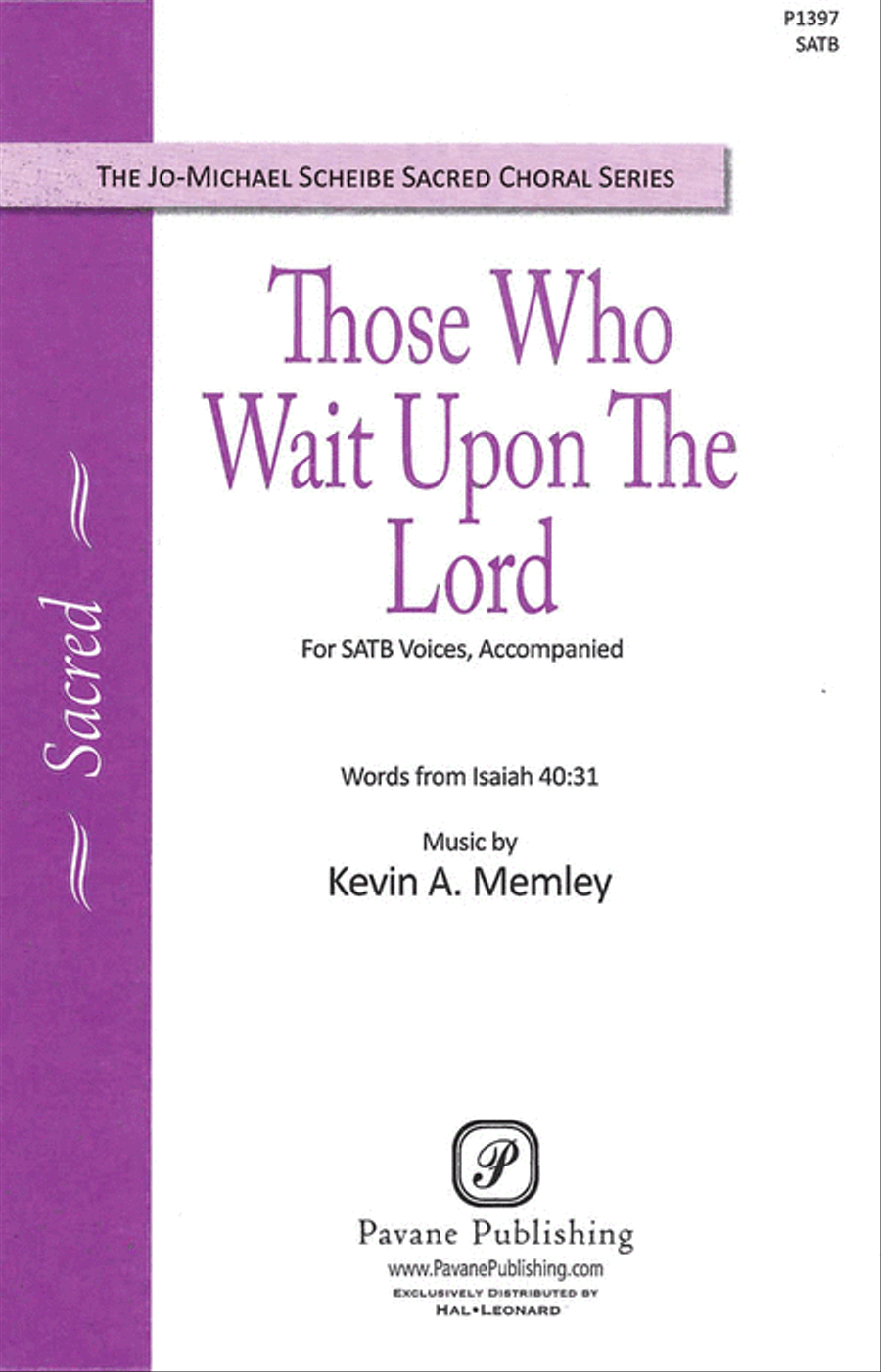 Those Who Wait upon the Lord 4-Part scores gallery preview page 1
