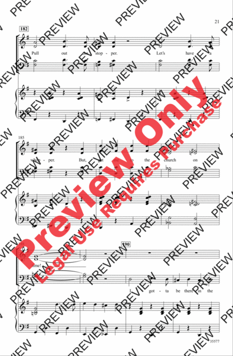 My Fair Lady My Fair Lady 4-Part scores gallery preview page 21