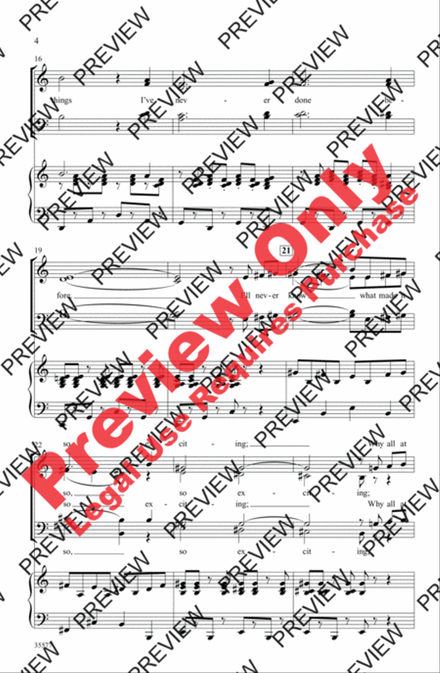 My Fair Lady My Fair Lady 4-Part scores gallery preview page 4