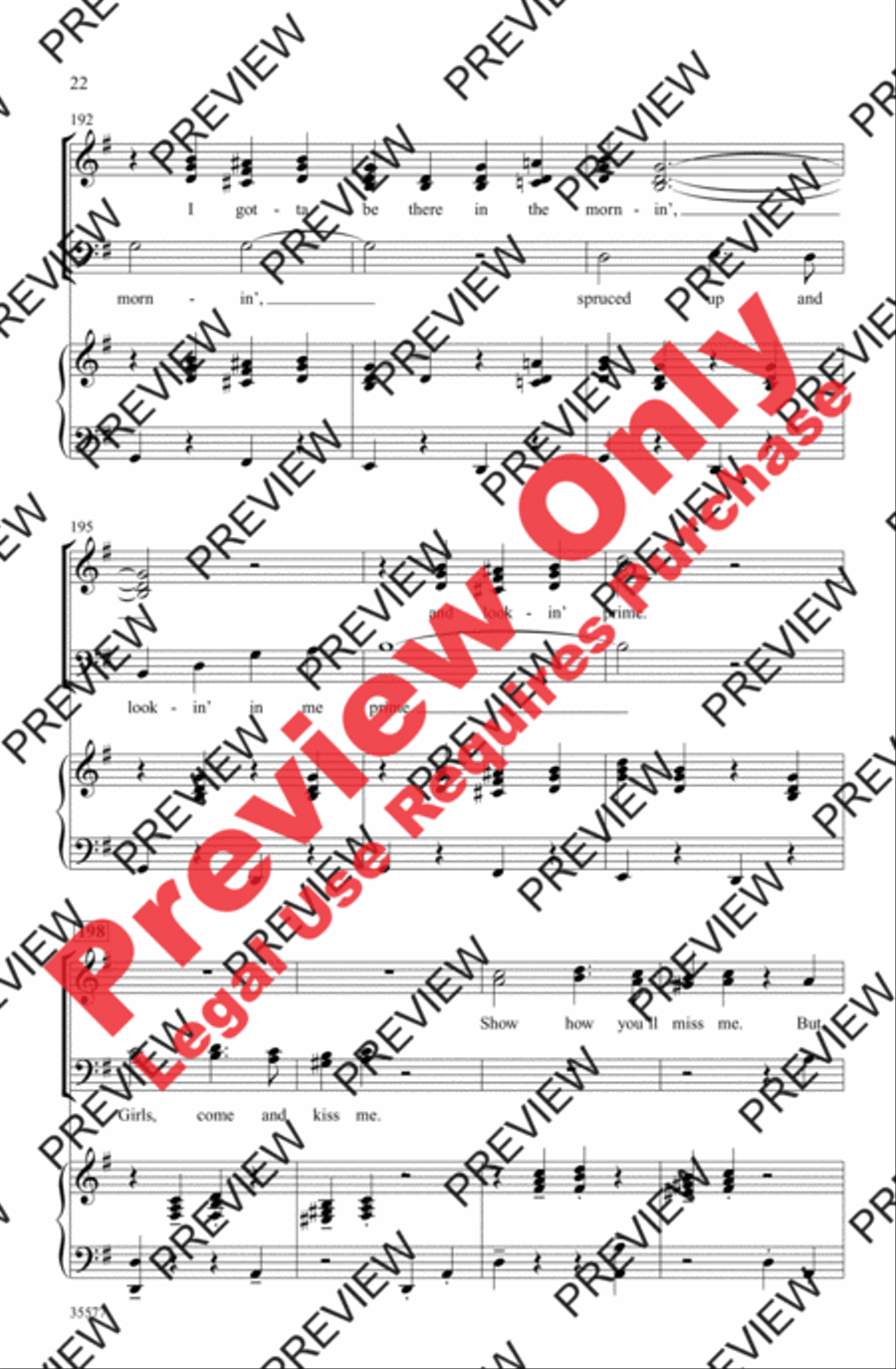 My Fair Lady My Fair Lady 4-Part scores gallery preview page 22