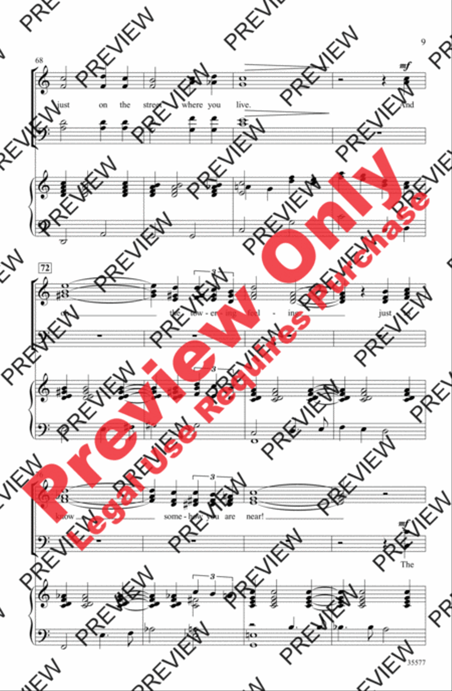 My Fair Lady My Fair Lady 4-Part scores gallery preview page 9