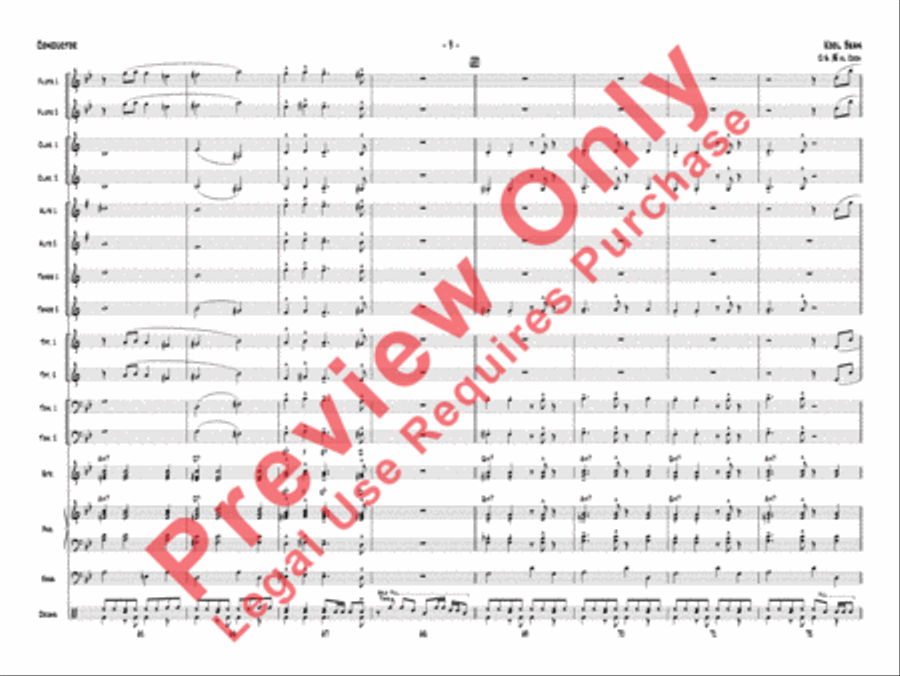 Kool Bean Kool Bean Jazz Ensemble scores gallery preview page 12