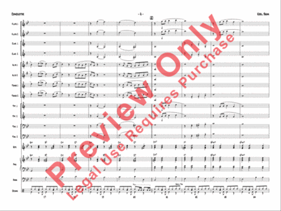 Kool Bean Kool Bean Jazz Ensemble scores gallery preview page 11