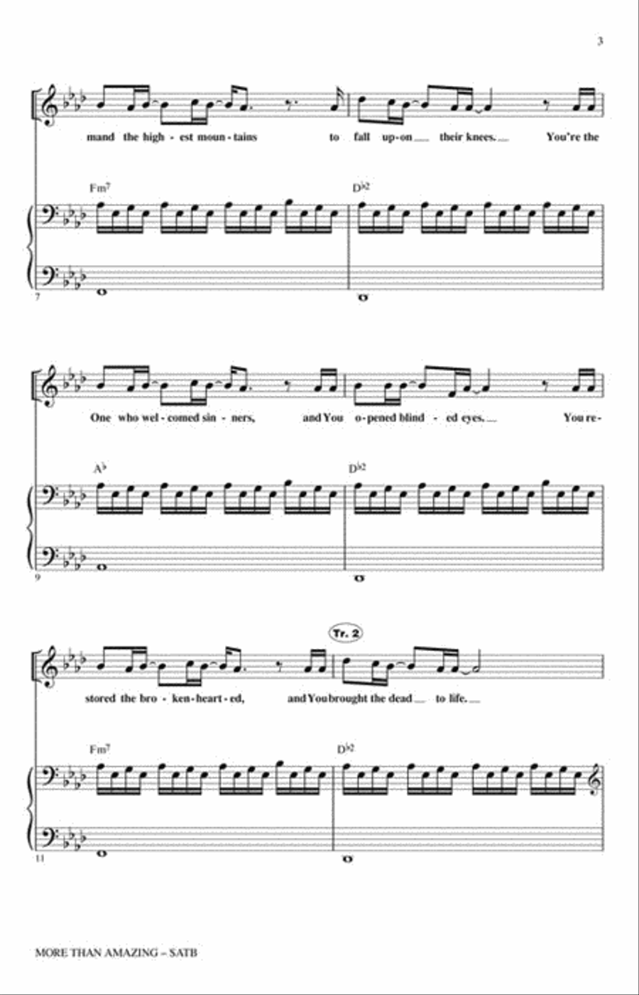 More Than Amazing 4-Part scores gallery preview page 3