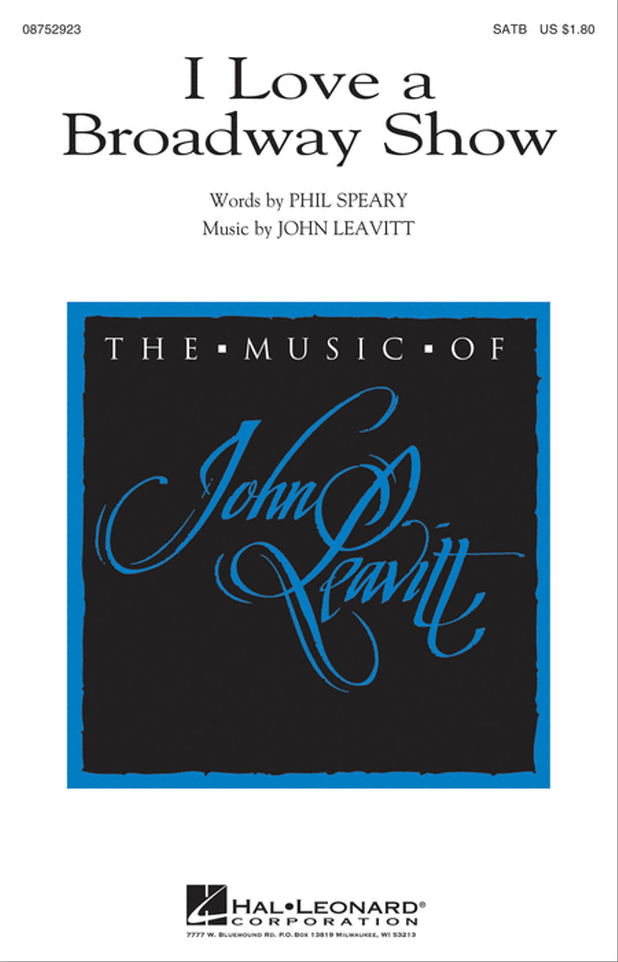 I Love a Broadway Show I Love a Broadway Show 4-Part scores gallery preview page 1