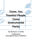 Come, You Thankful People, Come (Instrumental Parts) mini preview