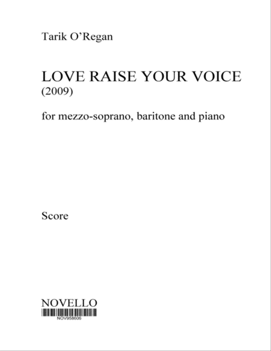 Love Raise Your Voice Voice scores gallery preview page 1