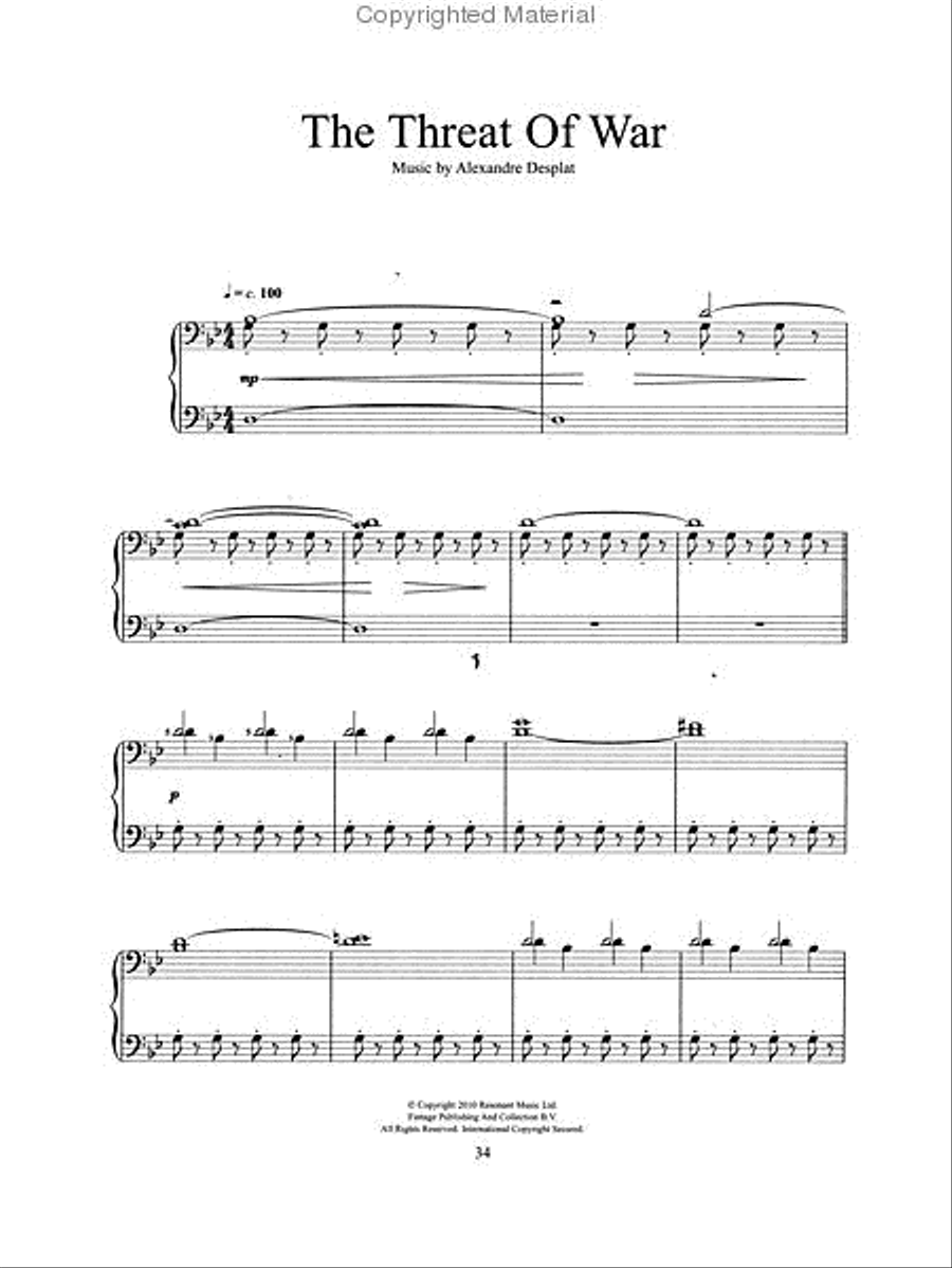 The King's Speech: Music From The Motion Picture Piano Solo scores gallery preview page 4