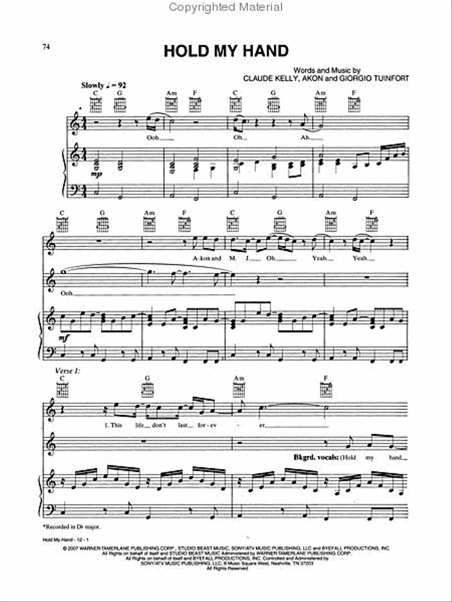 2011 Greatest Pop & Rock Hits Piano, Vocal, Guitar scores gallery preview page 4