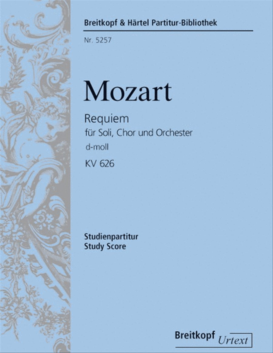 Requiem in D minor K. 626 4-Part scores gallery preview page 1