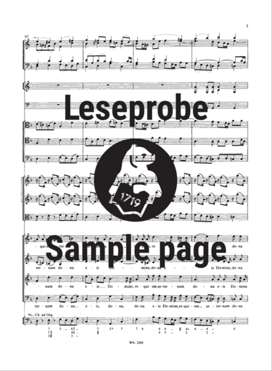 Requiem in D minor K. 626 4-Part scores gallery preview page 4