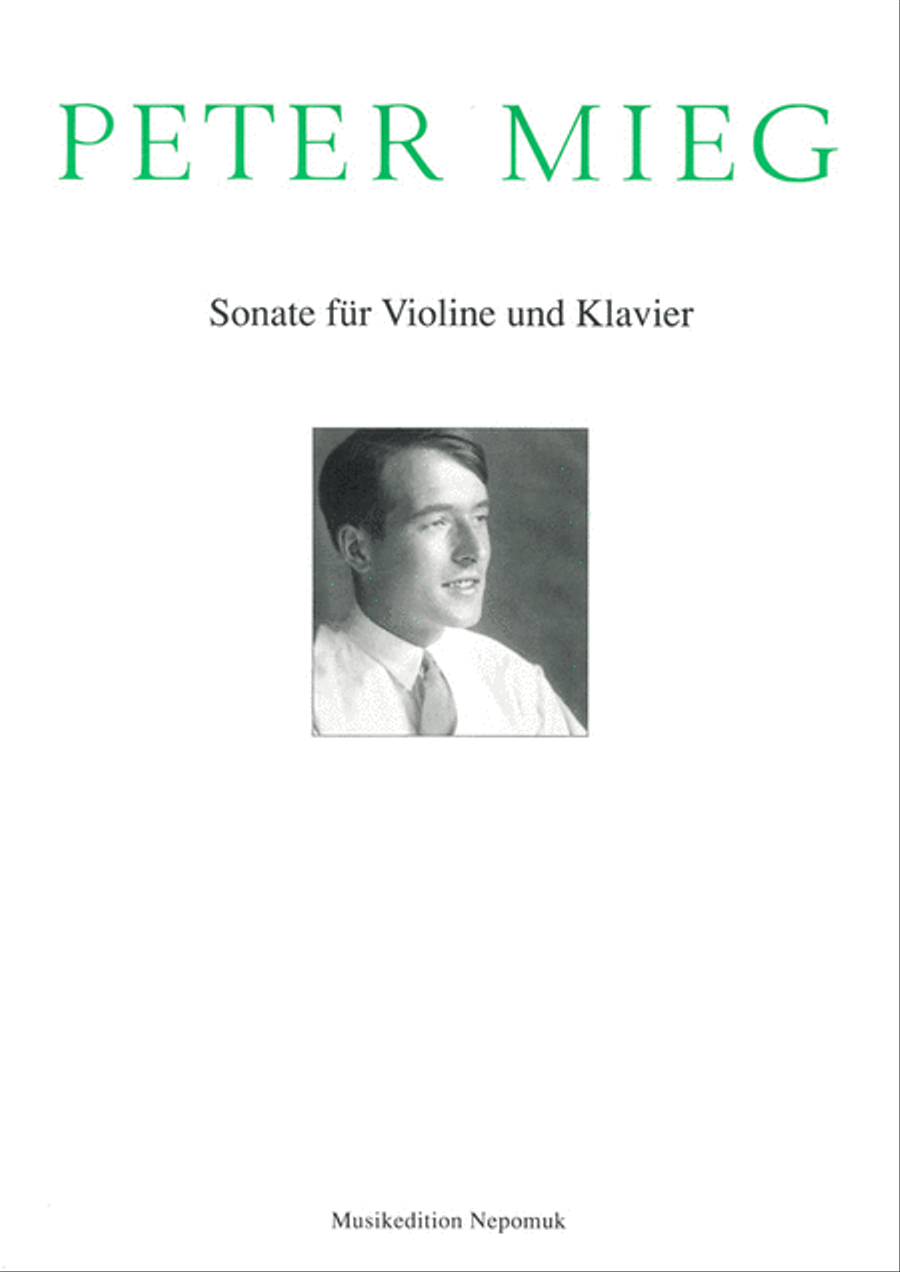 Sonate Violin Solo scores gallery preview page 1