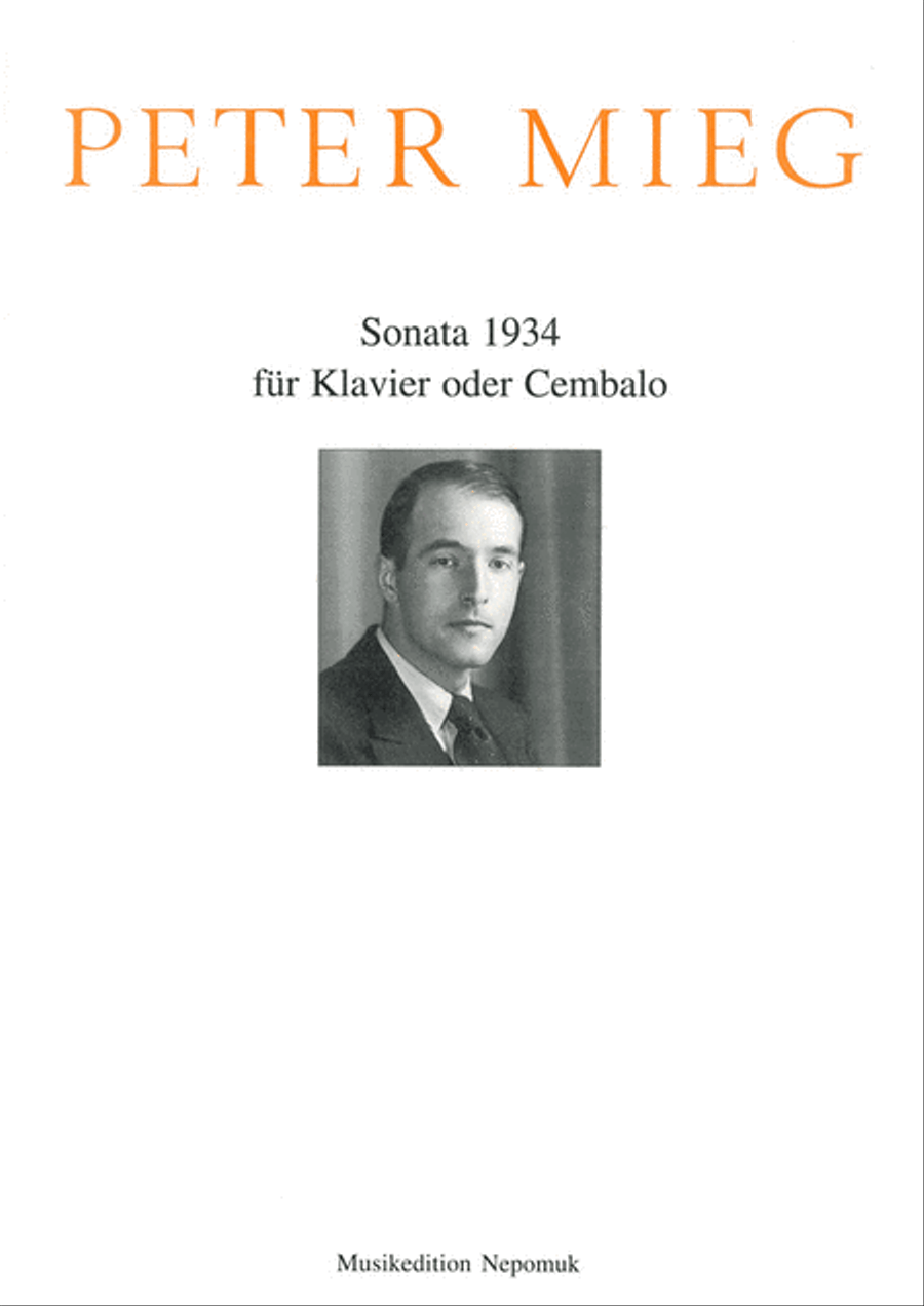 Sonata 1934 Piano Solo scores gallery preview page 1