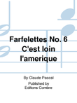 Farfelettes n°6 C'est loin l'amérique mini preview