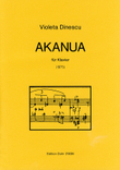 AKANUA für Klavier (1975)