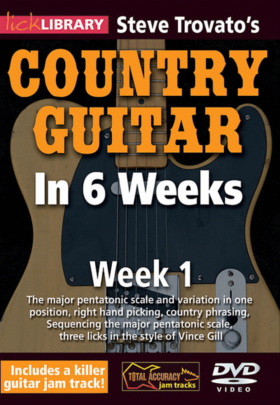 Steve Trovato's Country Guitar in 6 Weeks Electric Guitar scores gallery preview page 1