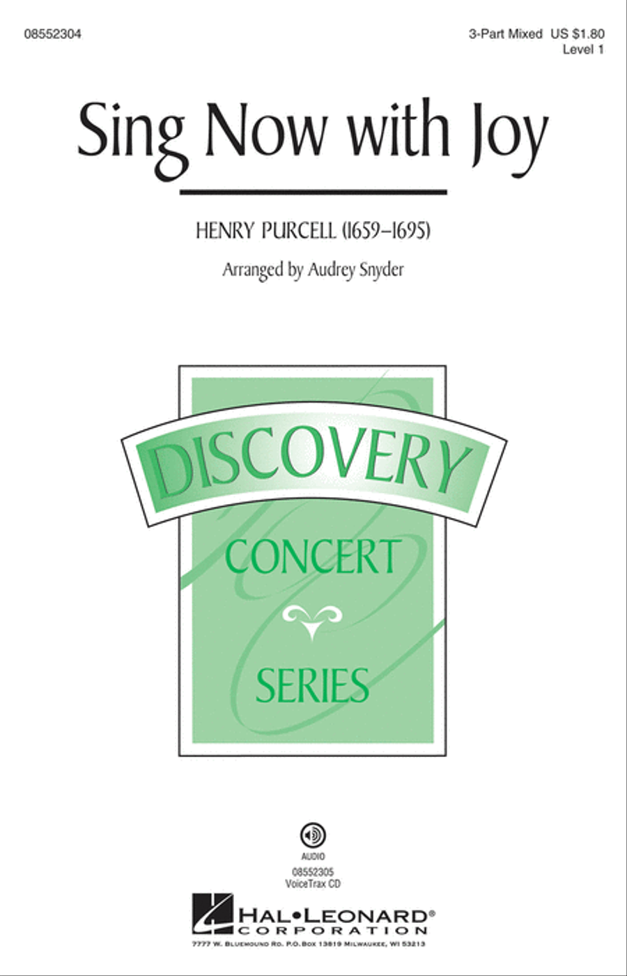 Sing Now with Joy Sing Now with Joy 3-Part scores gallery preview page 1