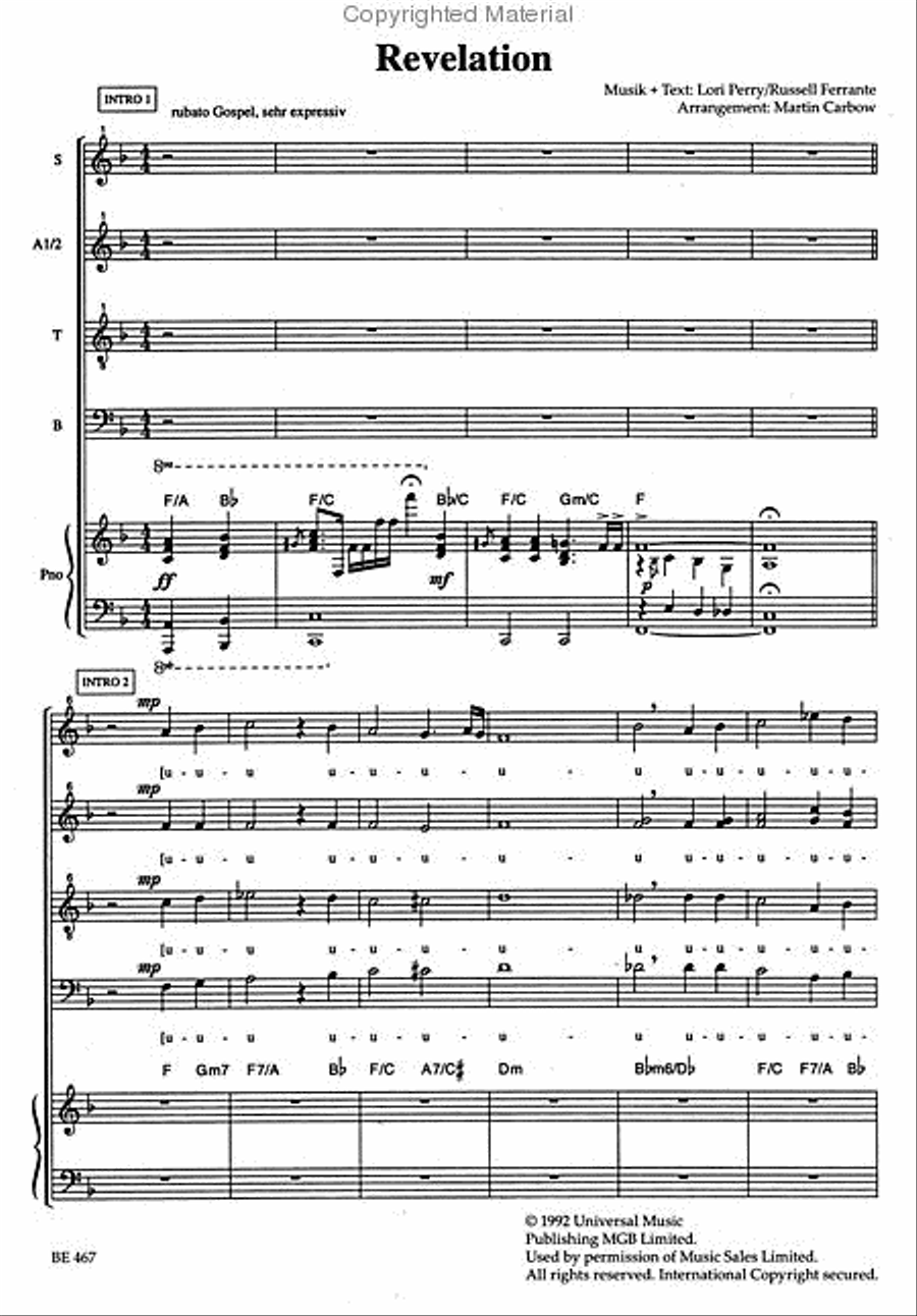 Gospels 4-Part scores gallery preview page 2