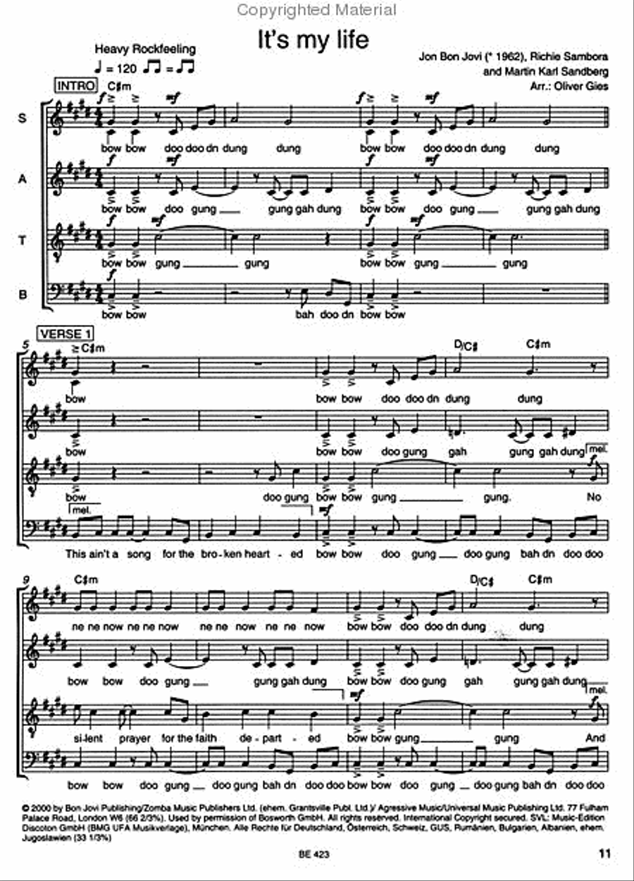 Rockin' choir a cappella, Volume 3 Mixed Choir scores gallery preview page 2