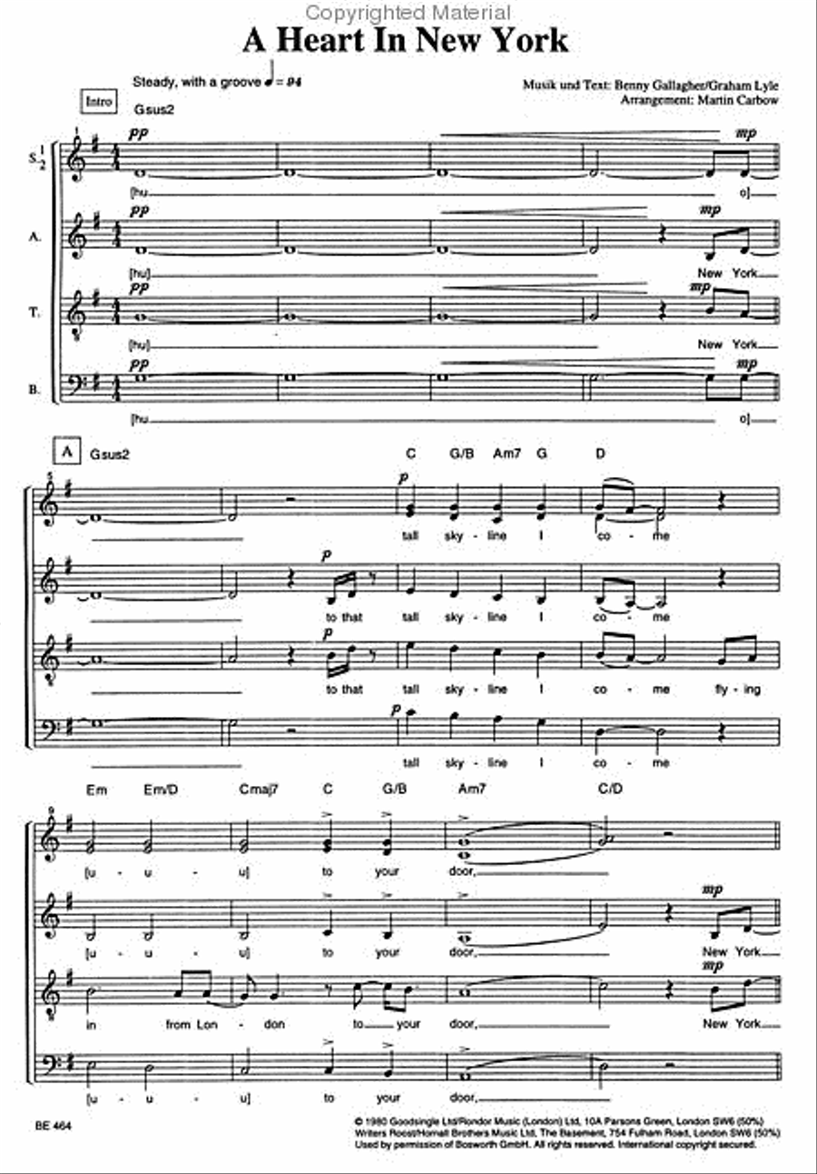Groove im Chor, Heft 3 SSATB scores gallery preview page 2