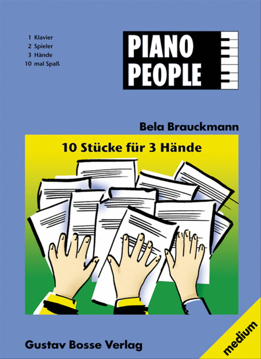 10 Stücke für 3 Hände Piano Solo scores gallery preview page 1