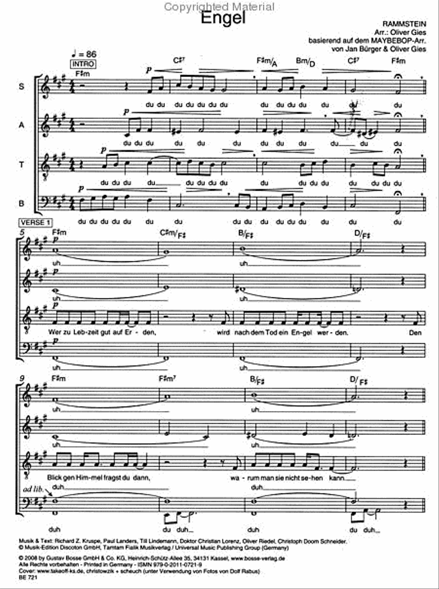 Engel 4-Part scores gallery preview page 2
