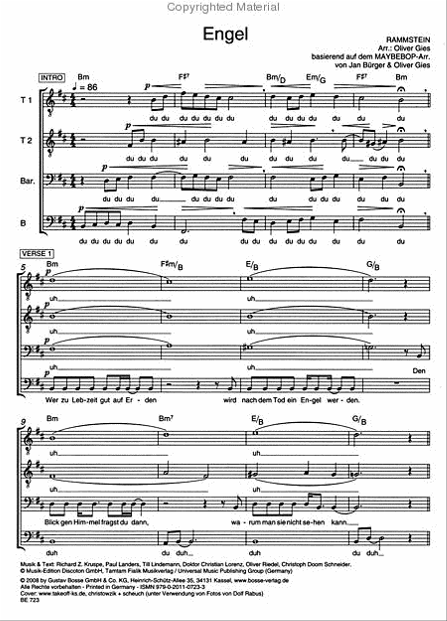 Engel Men's Choir scores gallery preview page 2